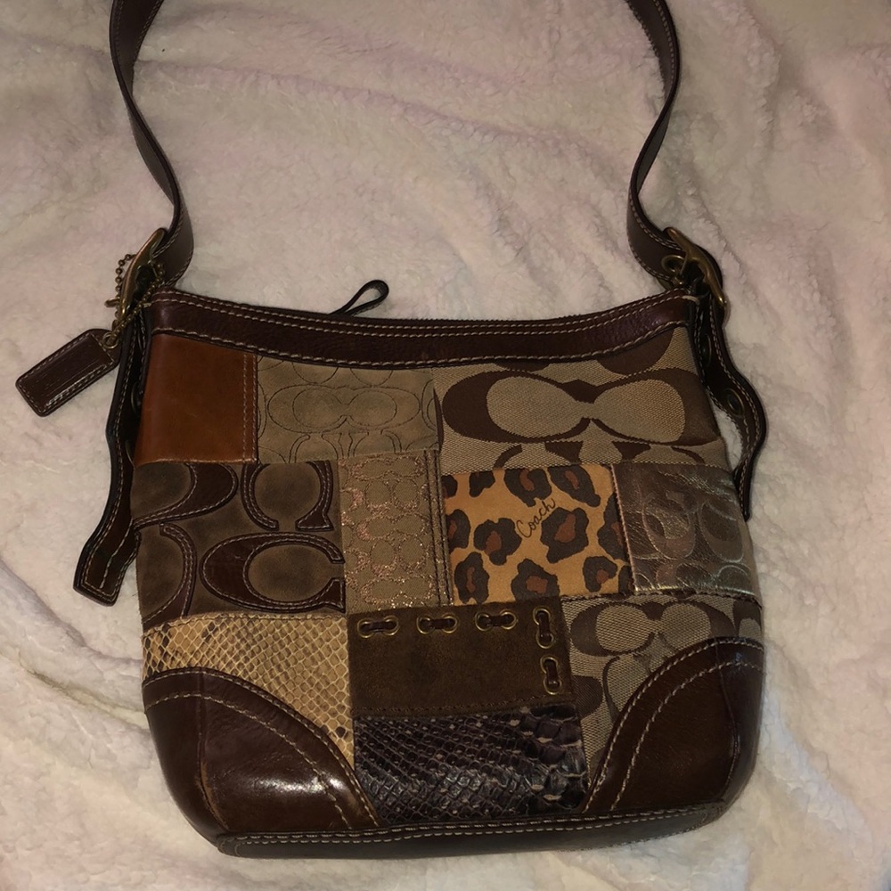 Coach patchwork purse